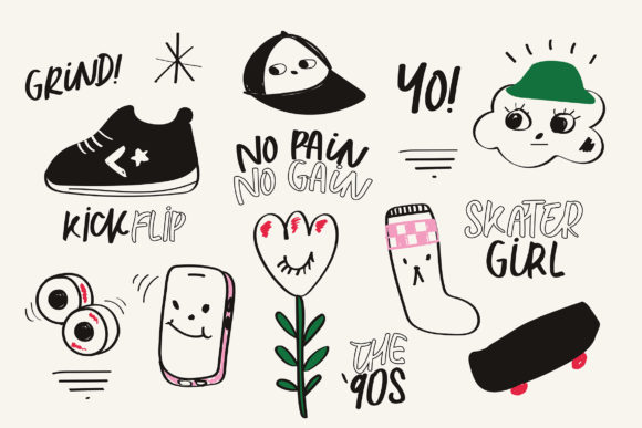Penny & the Cherry Bomb Font PNG with transparent background - Preview 2