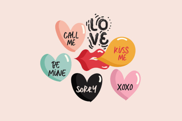 Penny & the Cherry Bomb Font PNG with transparent background - Preview 6