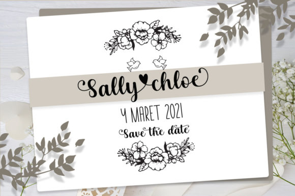 Romance Jollypetter Font PNG with transparent background - Preview 1