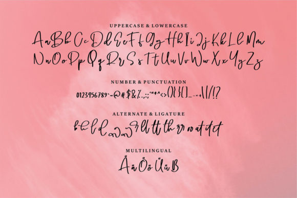 Shaniga Font PNG with transparent background - Preview 5