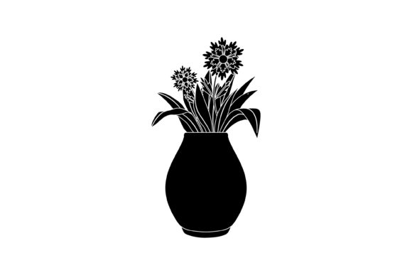 Spring Flowers Vase 1 Solid Icon