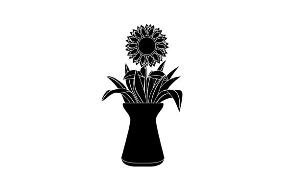Spring Flowers Vase 17 Solid Icon
