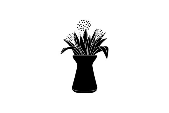 Spring Flowers Vase 26 Solid Icon