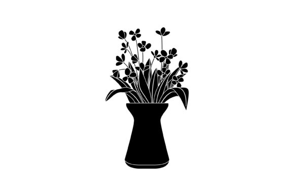 Spring Flowers Vase 30 Solid Icon