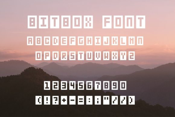 Bitbox Font - Preview 1