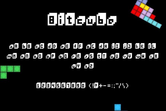 Bitcube Font - Preview 1