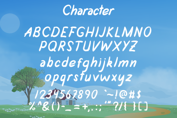 Blue Farmhouse Font - Preview 3