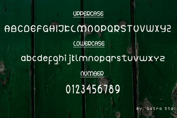 Botswana Font PNG with transparent background - Preview 4