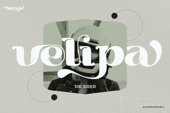 Burgie Font PNG with transparent background - Preview 4