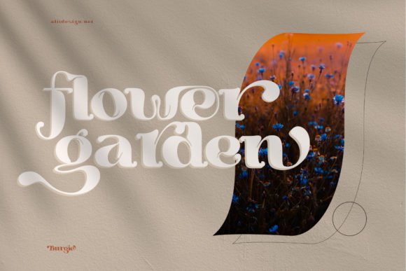 Burgie Font PNG with transparent background - Preview 5