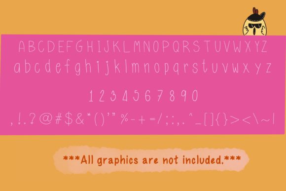 Cute Slim Font - Preview 1