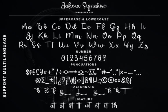 Jafiera Signature Font - Preview 6