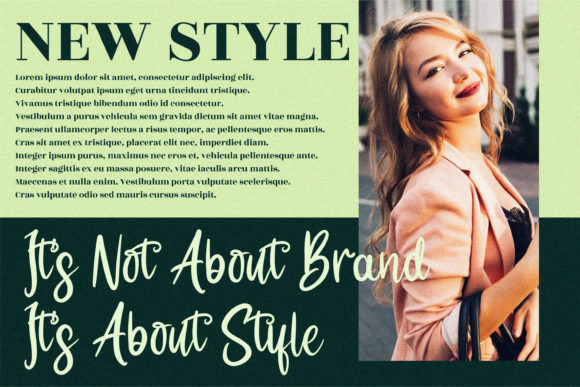Lemonte Buster Font PNG with transparent background - Preview 3