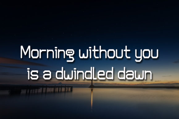 Morning Light Font PNG with transparent background - Preview 1