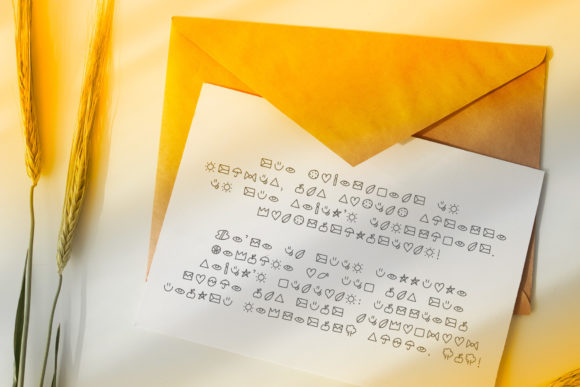 My Top Secret Code Font PNG with transparent background - Preview 2