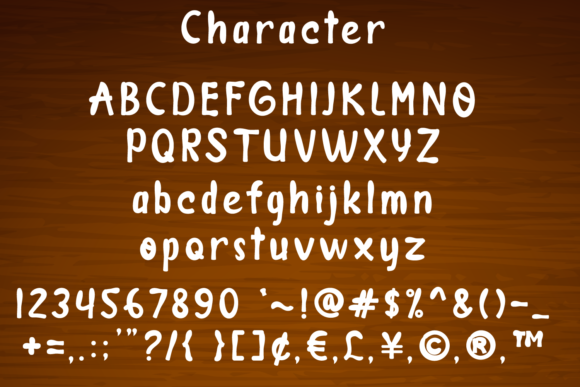 New Homemade Font PNG with transparent background - Preview 4