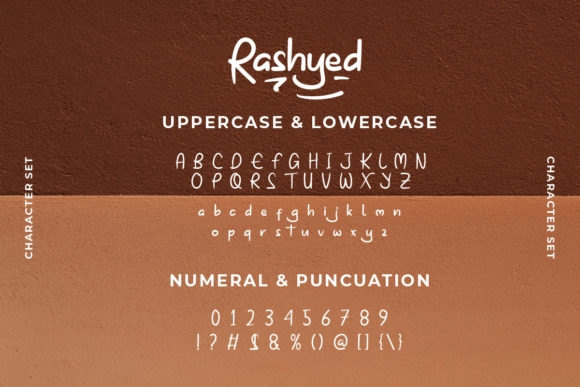 Rashyed Font font preview - 1