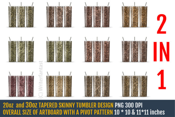 20oz and 30oz TAPERED Skinny Tumbler