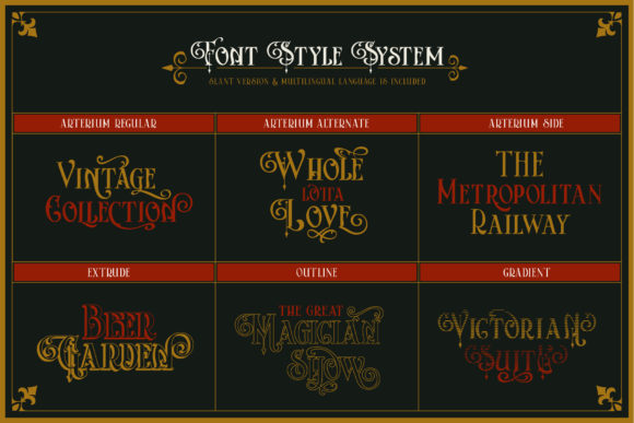 Arterium Font - Preview 1