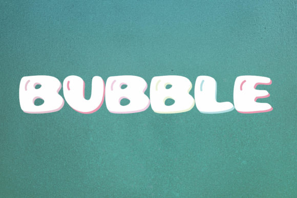 Balloon Bubble Font - Preview 3
