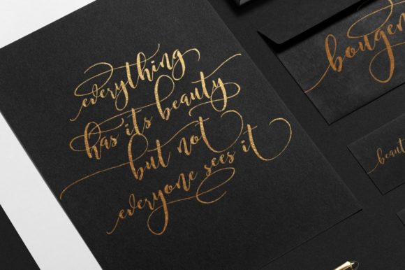 Bougenville Font - Preview 3