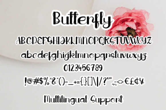Butterfly Font - Preview 2