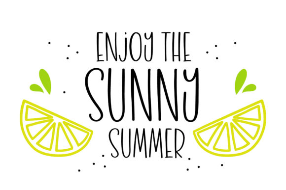 Enjoy Summer Font - Preview 1