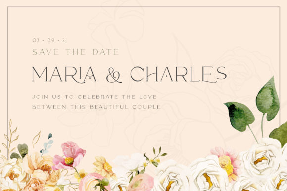 Florancia Font PNG with transparent background - Preview 4
