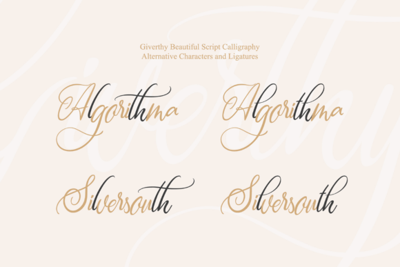 Giverthy Font - Preview 6