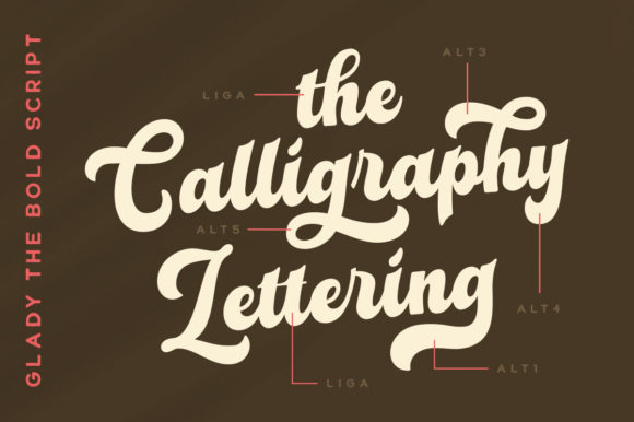 Glady Font - Preview 1