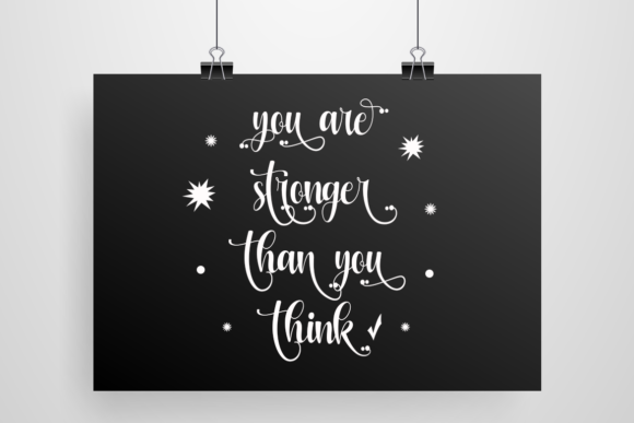 Miracle Mother Font PNG with transparent background - Preview 1