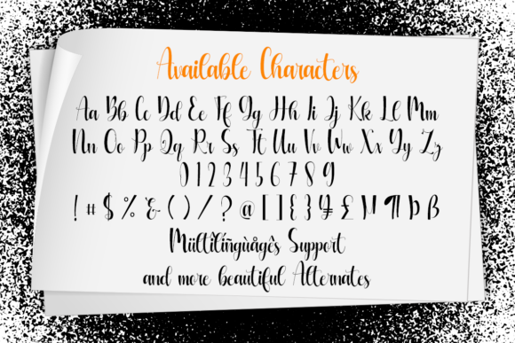 Miracle Mother Font PNG with transparent background - Preview 6