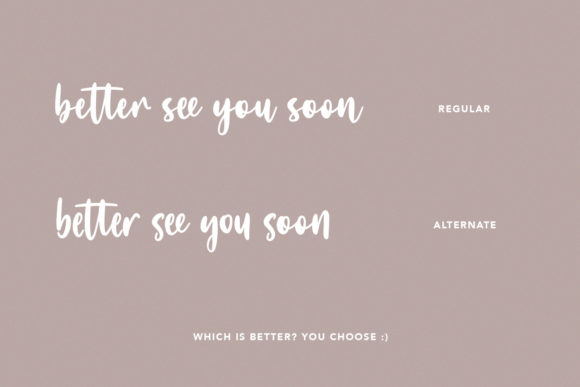 Moonsticky Font PNG with transparent background - Preview 3