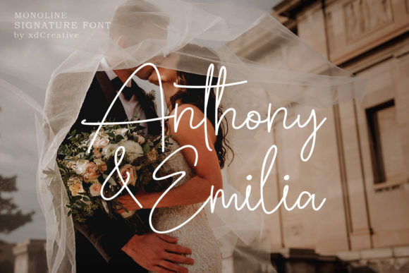 Rothwell Signature Font PNG with transparent background - Preview 3