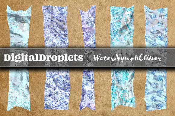 Water Nymph Glitter | 180 Washi Tapes