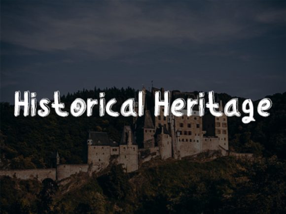 Ancient Buildings Font - Preview 1