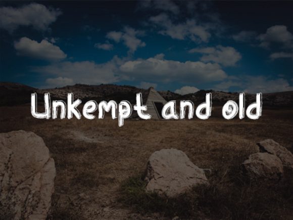 Ancient Buildings Font - Preview 2