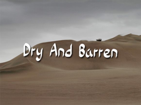 Barren Desert Font - Preview 4