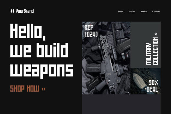 Battlefly Font - Preview 3