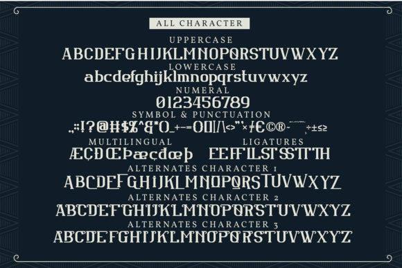 Benwick Castle Font - Preview 5