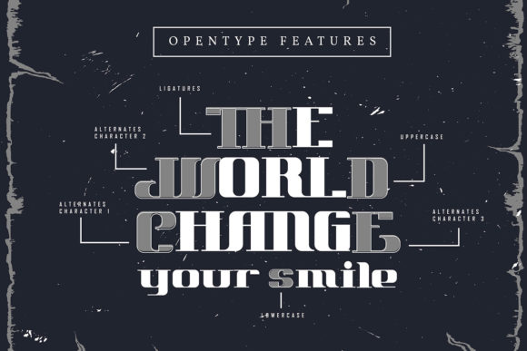 Big Brandy Font PNG with transparent background - Preview 4