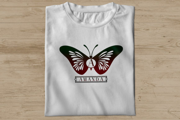 Butterfly Monogram Font - Preview 1