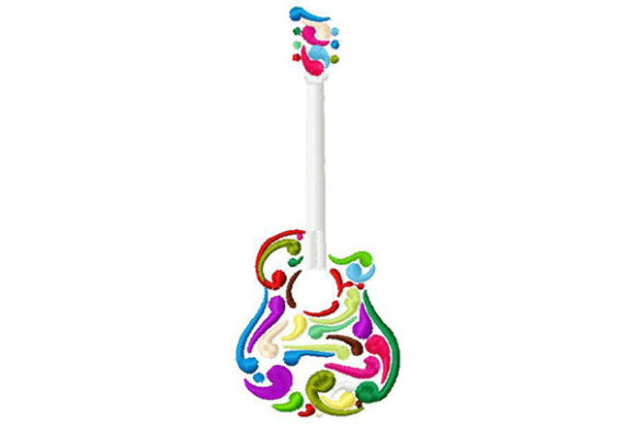 Color Dripping Guitar