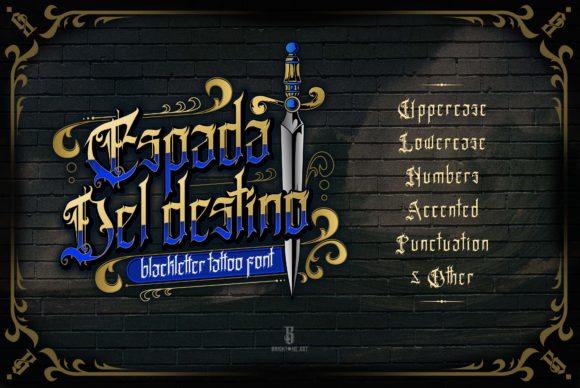 Espada Del Destino Font - Preview 1