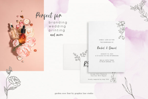 Garden Rose Font - Preview 3