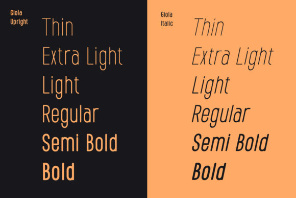 Giola Font - Preview 1