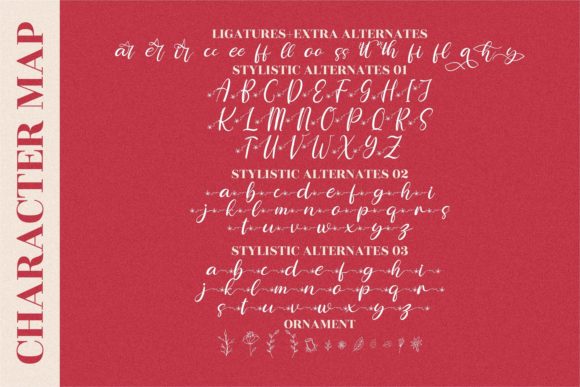 Happy Floral Font - Preview 2