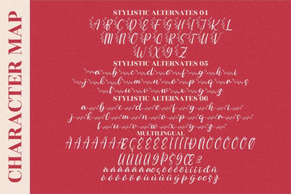 Happy Floral Font - Preview 3