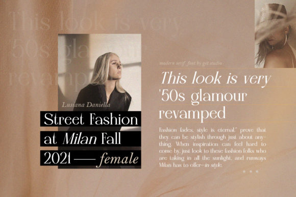 Monrovia Font font preview - 4