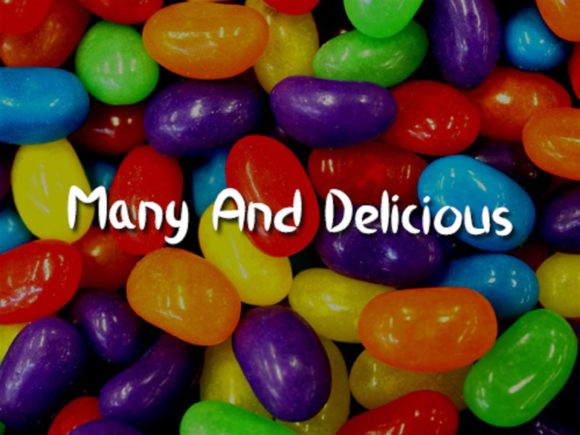 Oval Candy Font PNG with transparent background - Preview 2
